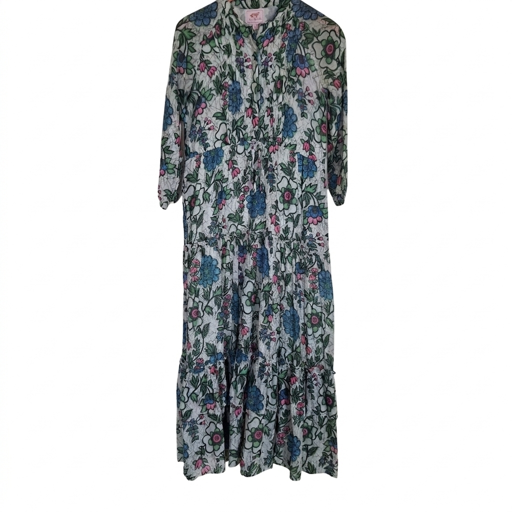 Banjanan Freyja Flower Maxi Floral Dress Size XS